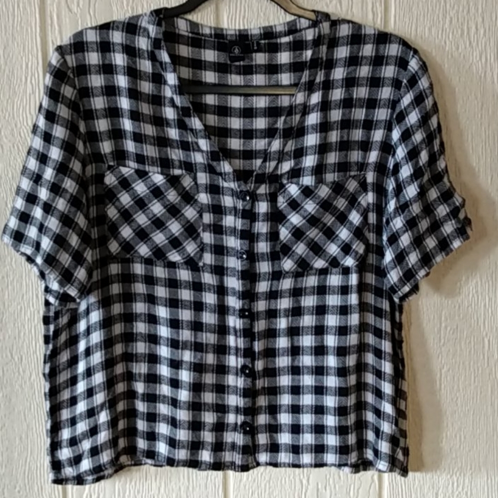 Volcom Women's Short Sleeve Crop Top Size SP 10